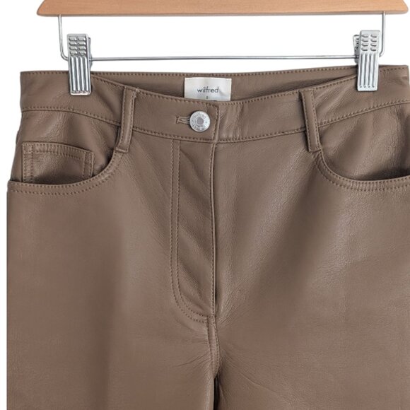 Aritzia WIlfred Melina High-waisted Vegan Leather Pants - Picture 7 of 8